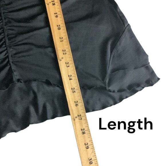 Calvin Klein Performance Quick Dry Womens Black Hooded Long Sleeve Ruched Top M - Picture 9 of 16